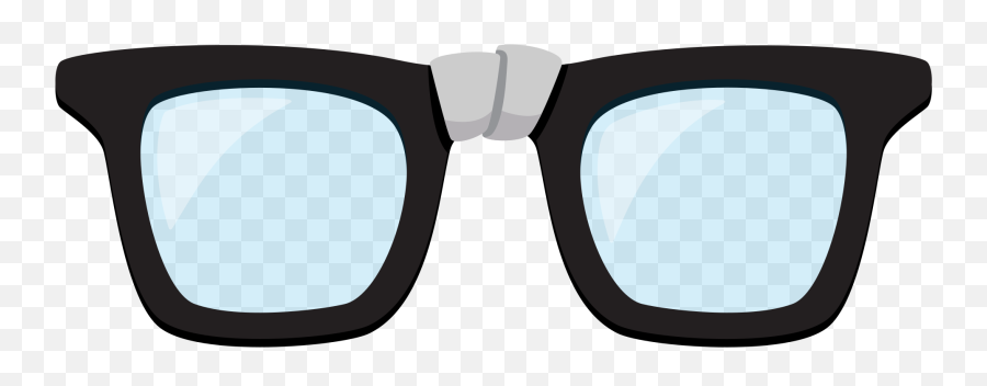 Broken Glasses Clip Art Real And Vector - Glasses Sticker Taped Glasses Png,Real Png