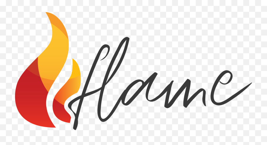Flame Logo Without Tag - Transparent Background Calligraphy Png,Flames Transparent Background
