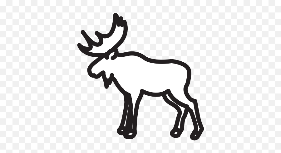 Moose Free Icon Of Selman Icons - Clip Art Png,Moose Png