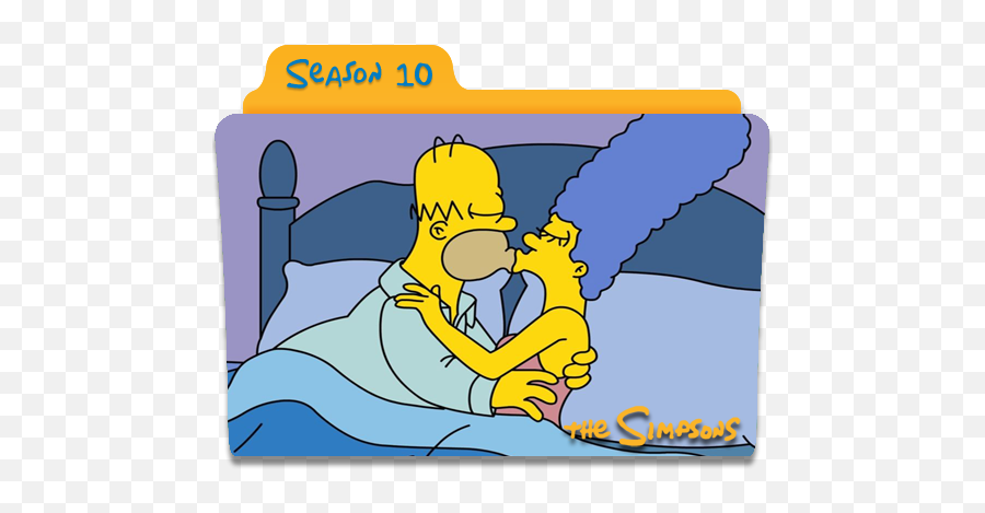 The Simpsons Season 10 Icon Folder Iconset Nellanel - Homer And Marge Png,Simpson Png