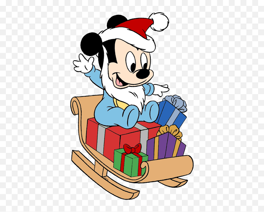 Baby Mickey Mouse - Baby Mickey Christmas Clipart Png,Baby Mickey Png