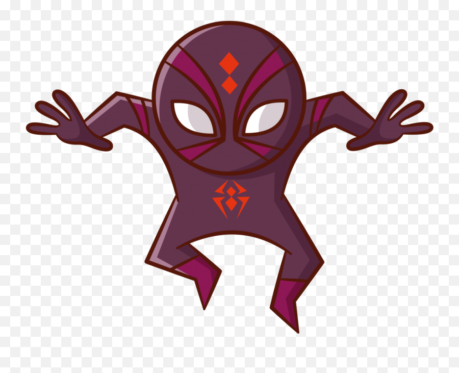 Cartoon Ninja Png - Spider Ninja,Cartoon Spider Png