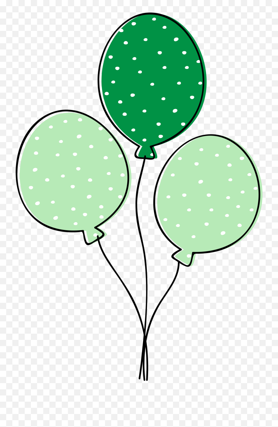 green balloon clip art