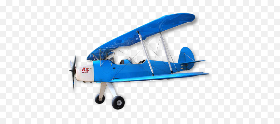 Download Wide Blue Vintage Biplane - Aircraft Png,Biplane Png