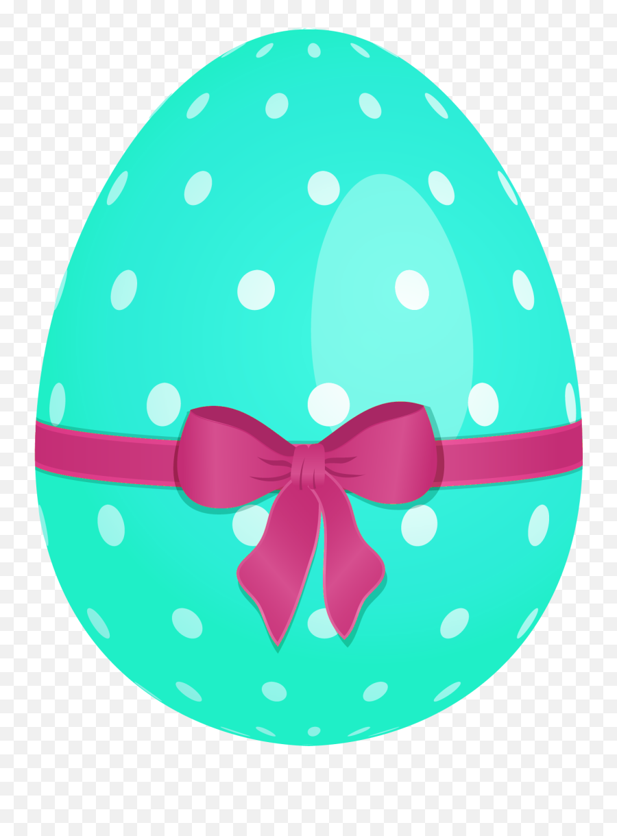 Free Easter Egg Transparent Background - Cute Easter Egg Clipart Png,Easter Eggs Transparent Background