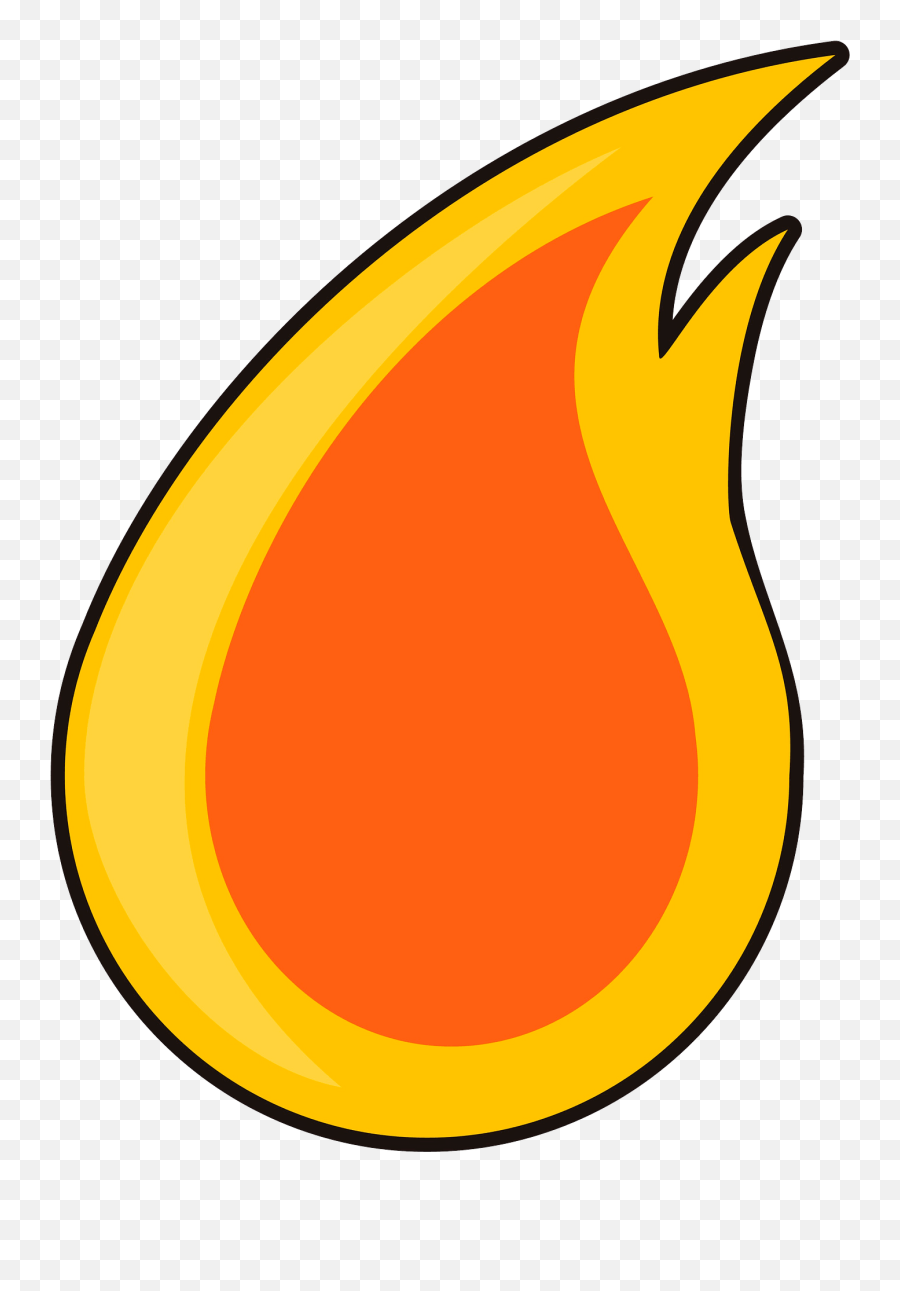 Cartoon Flame Clipart - Vertical Png,Cartoon Flames Png