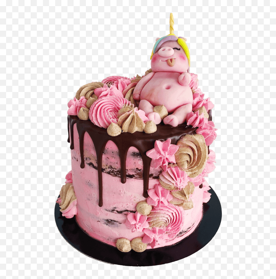 Cake Emoji Png - Birthday Cake With Pig,Cake Emoji Png