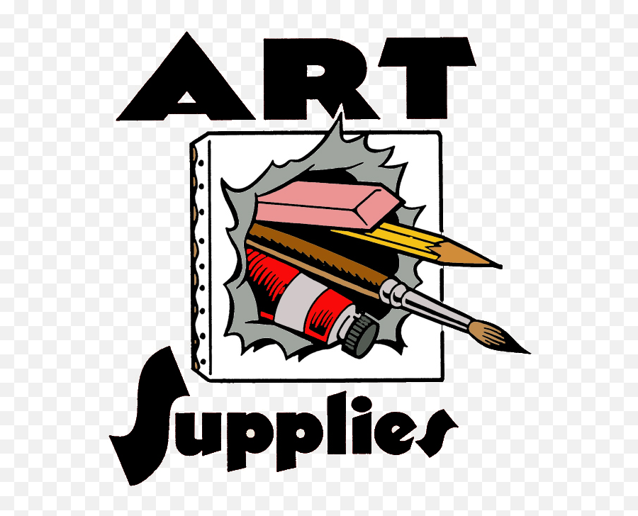 A Selection Of Art Supplies Available Locally - Art Supplies Png,Art Supplies Png
