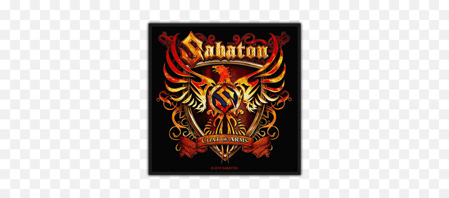Sabaton Coat Of Arms Patch - Coat Of Arms Sabaton Png,Sabaton Logo
