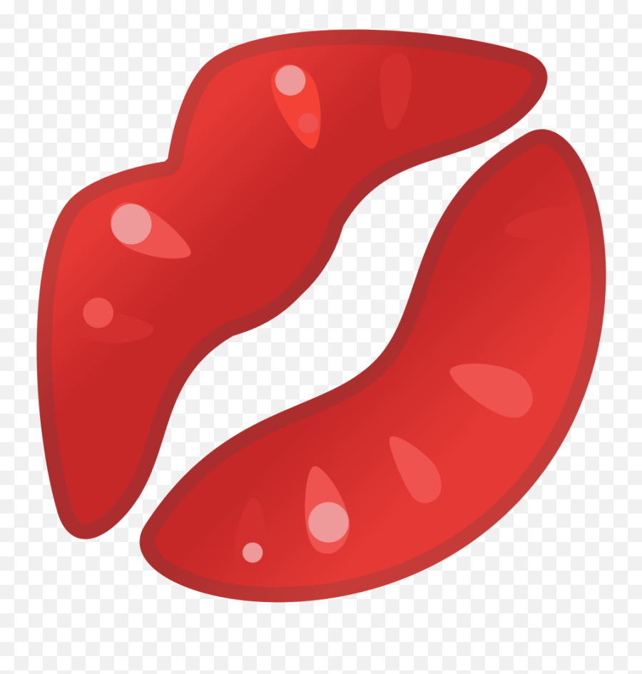 Icono Beso Marca Gratis De Noto Emoji - Kiss Icon Png,Beso Png