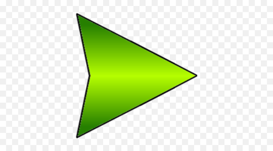 Green Triangle Play Button - Clip Art Png,Green Triangle Png