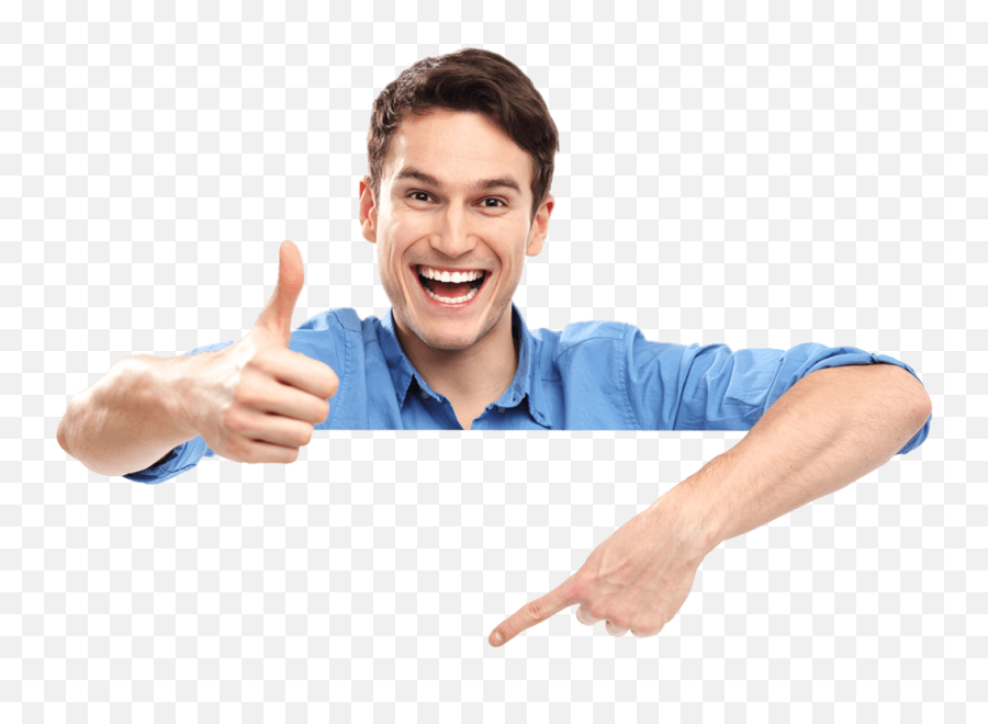 Guy Thumbs Up Png 6 Image - Guy Showing Thumbs Up,Thumb Up Png