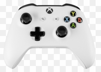 Microsoft - Modded Xbox One S Controller Full Size PNG White Shell