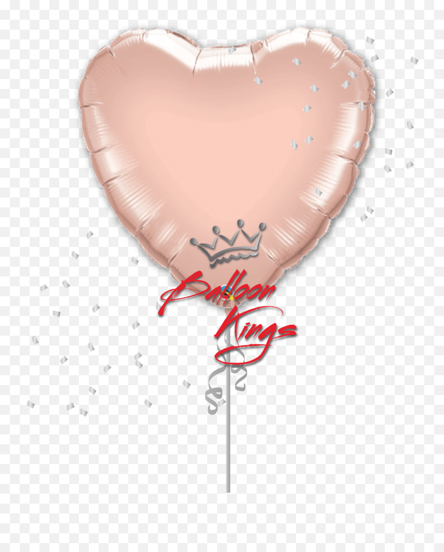 Download Rose Gold Heart Png Clip - Balloon,Gold Heart Png