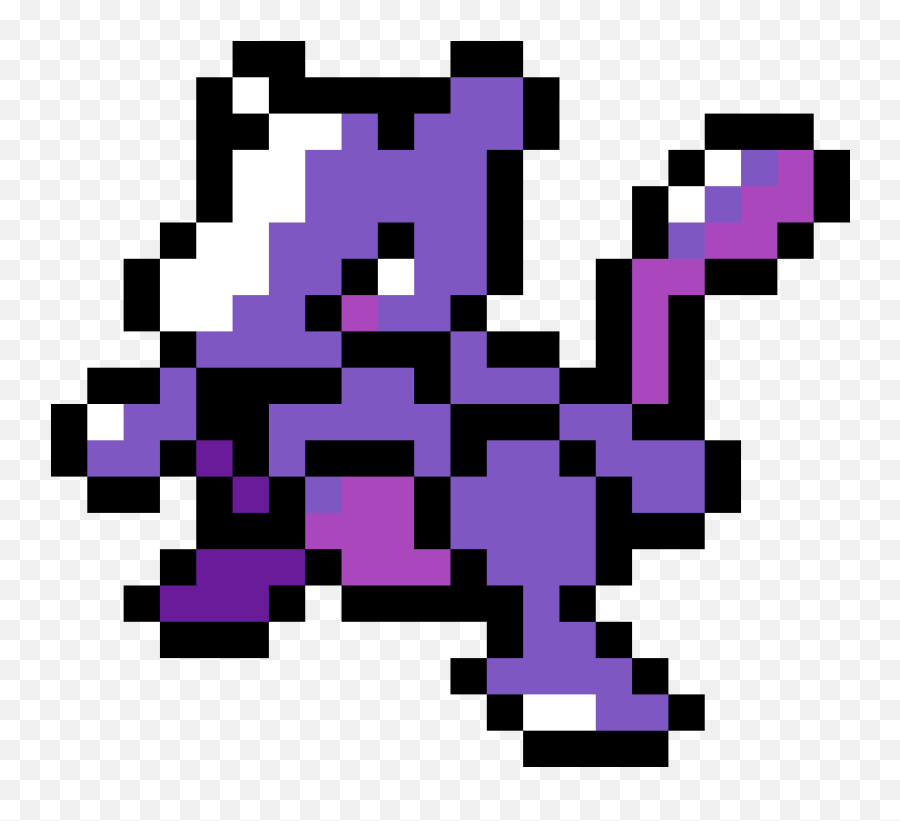 Pixilart - Mewtwo By Dragoonsoldier Pixel Art Do Mewtwo Png,Mewtwo Transparent