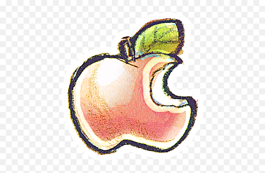 Certain Fruit Icon - Clip Art Apple Crayon Png,Fruit Icon Png