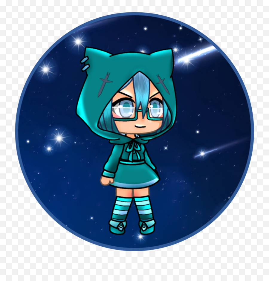 Blue Turquoise Green Stars Image - Fictional Character Png,Ibis Paint X Icon