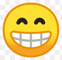 All 101 Announcements From Google 17 - Beaming Face With Smiling Eyes Emoji png