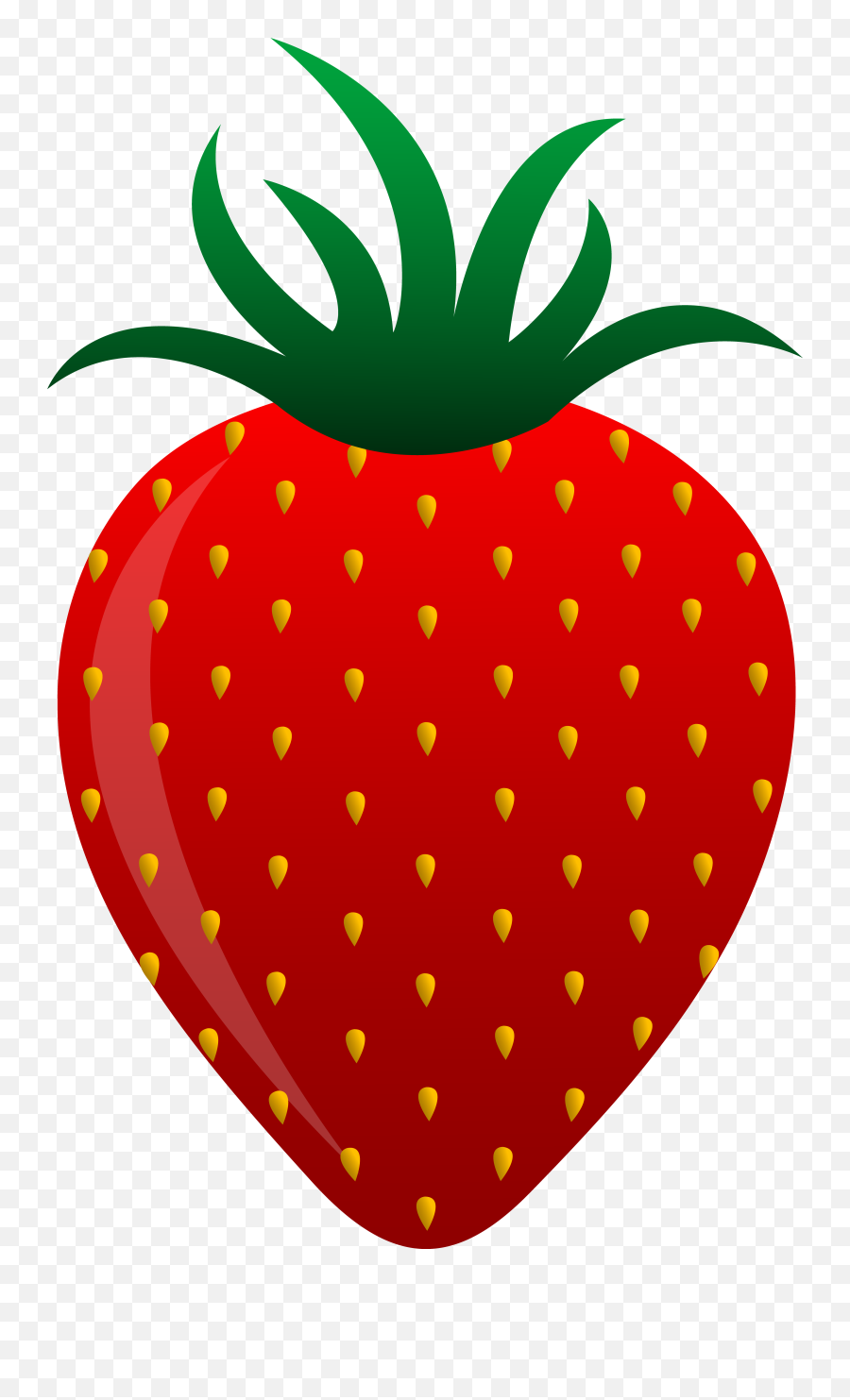 Red Fruits And Vegetables Clipart - Red Strawberry Clipart Png,Fruit Clipart Png
