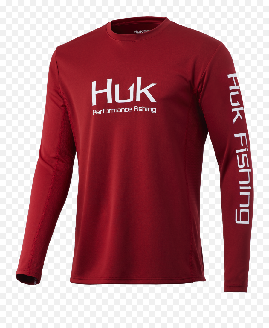Mens Icon X Fishing Shirts - Huk Icon X Long Sleeve Shirt Png,Red Tie Icon