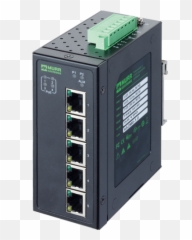 6 Port Unmanaged Gigabit Switch 4 Poe 1 Sfp Ports Ip20 Metal - Horizontal png