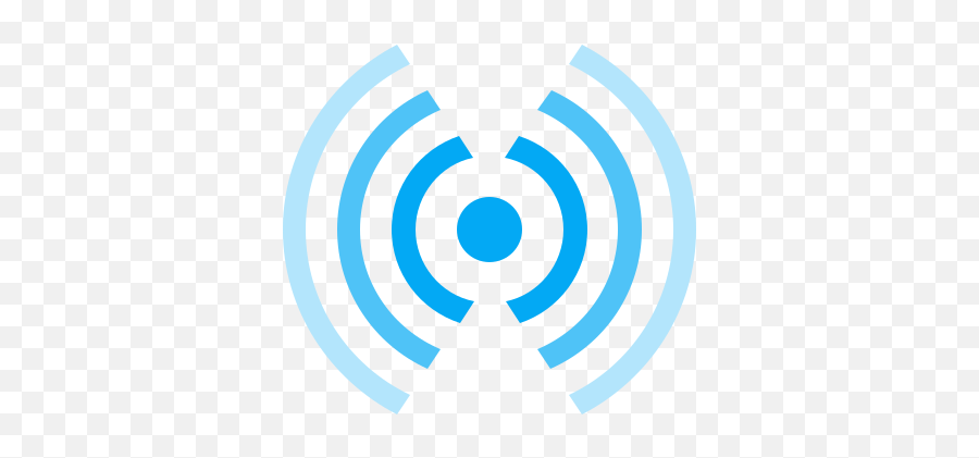 Rfid Signal Icon In Color Style - Radio Signal Png,Rfid Icon