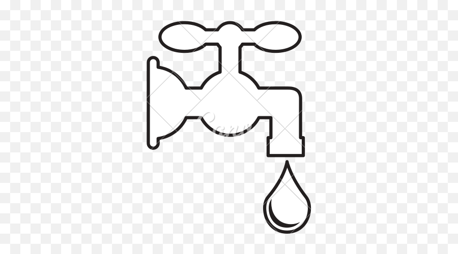 Pure Water Tap Icon - Water Faucet Drawing Png 550x550 Tap Picture For Drawing,Tap Icon