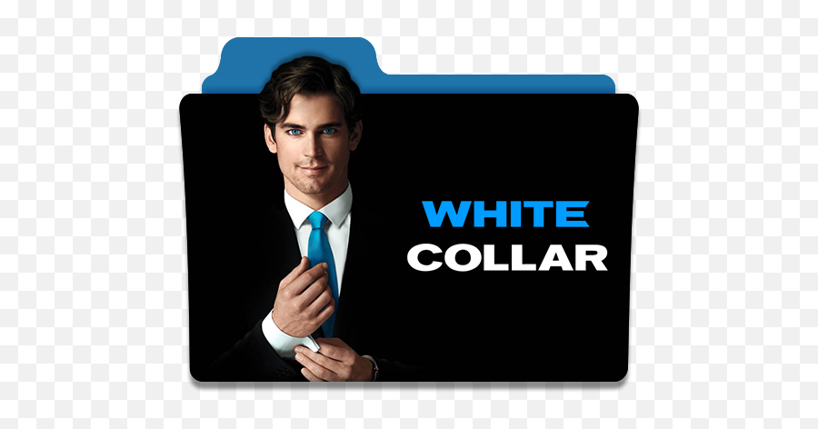 White Collar Folder Icon 2009 - Designbust White Collar Png,Collar Icon