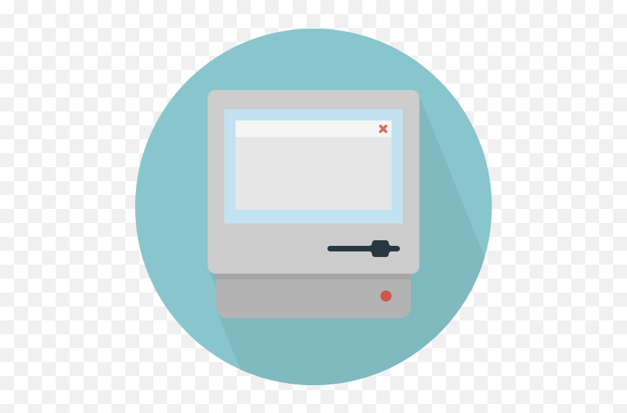 Old Pc Icon Ordinateur Machine Vector - Horizontal Png,Old Computer Icon
