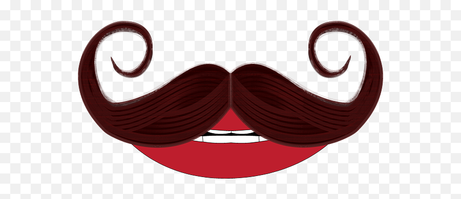 Mustache Mouth Baby Onesie - Mouth With Mustache Clipart Png,Mustache Icon For Facebook