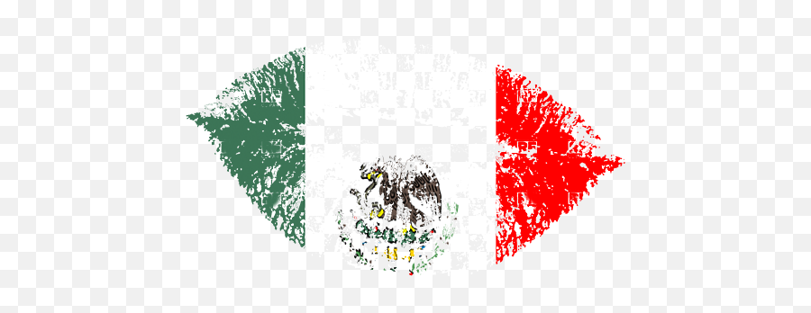 Mexican Design Flag Lips For Pride 1 Duvet Cover - Lips Mexican Flag Png,Mexican Flag Transparent