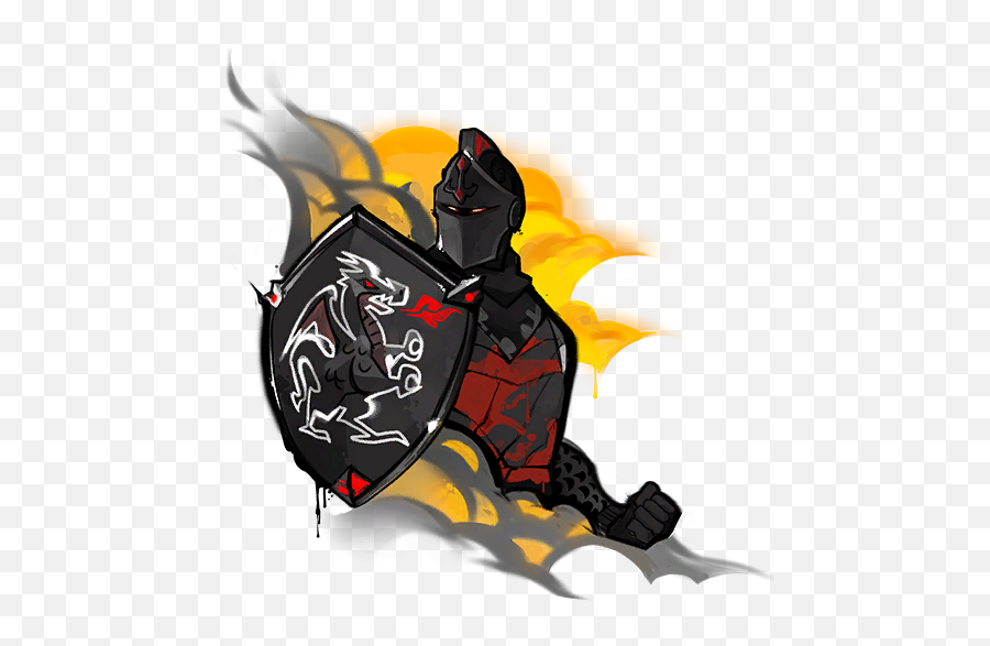 Black Knight - Black Knight Spray Fortnite Png,Royale Knight Png