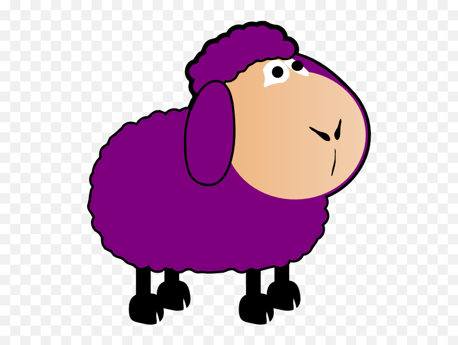 Clipart Of Sheep Wider And Colored - Png Download Different Colored Sheep Clipart,Sheep Png