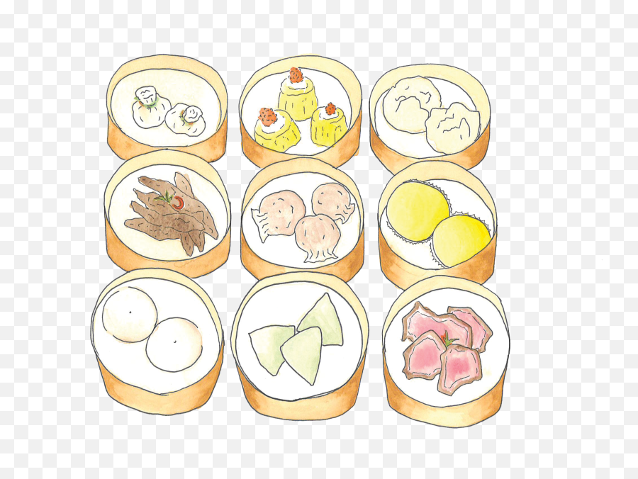 Download Dim Cuisine Sum Dumpling Illustration Dimsum - Dim Sum Cartoon Png,Flower Cartoon Png