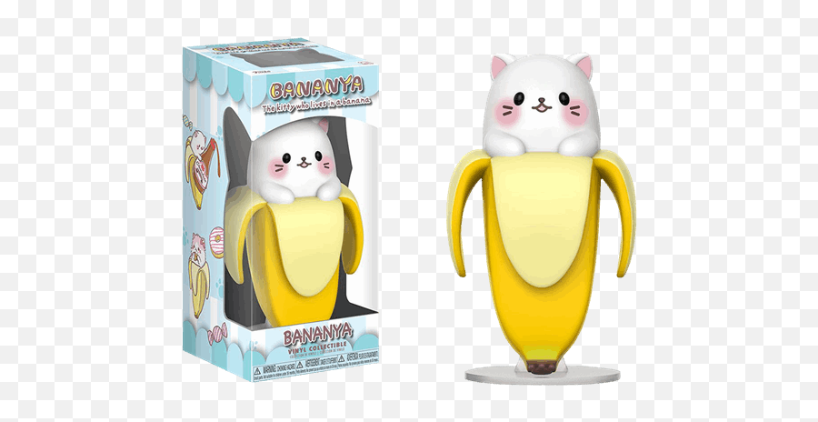 Bananya - Bananya 4u201d Vinyl Figure Bananya Funko Png,Anime Sparkle Png