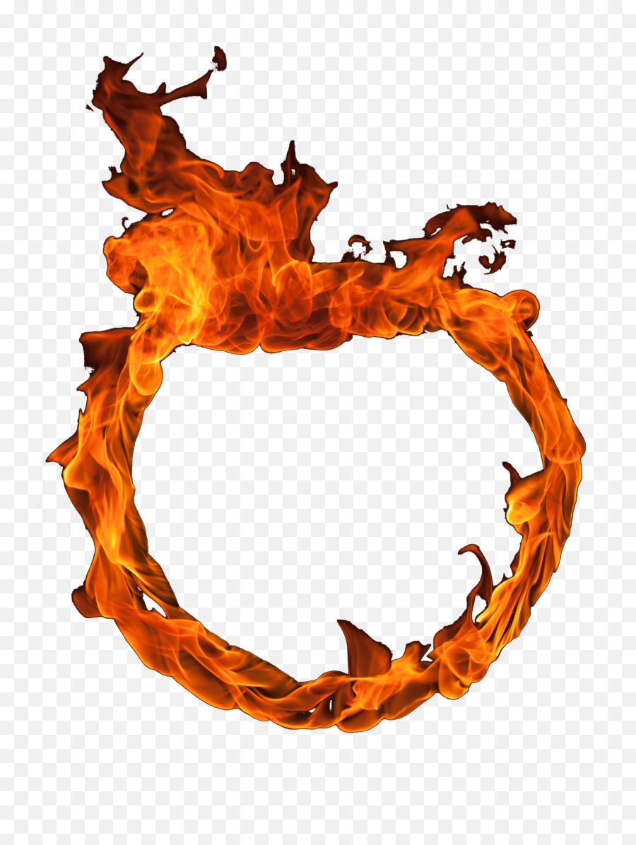 Flame Circle Transparent Background - Flame Png,Flame Transparent Background
