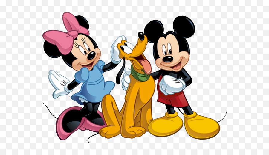 Download Hug Clipart Disney Character - Mickey Minnie Pluto Mickey And Minnie Mouse And Friends Png,Pluto Png