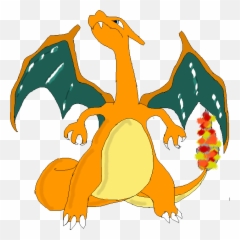 Pixilart - Charizard By Xxmoonqueenxx Charizard Manlet Png,Charizard Png