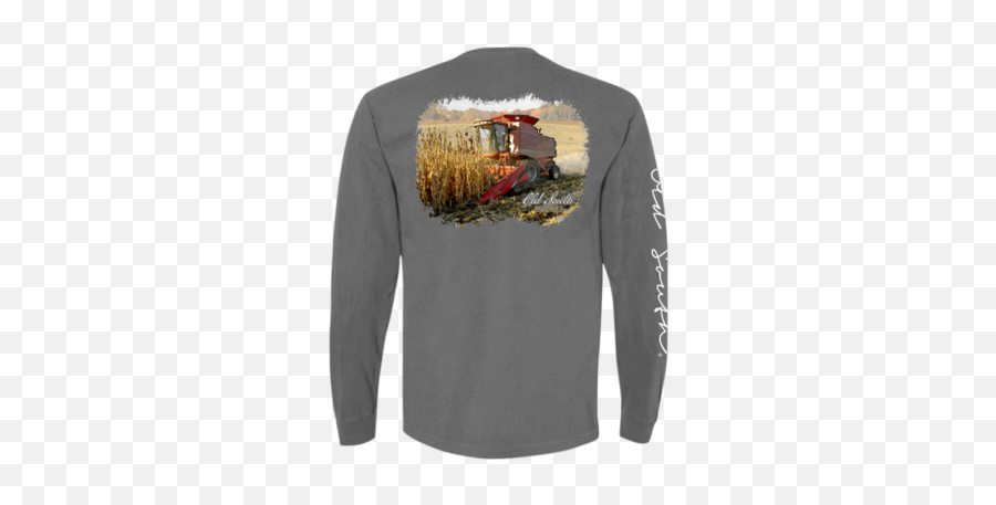 Old South Long Sleeve Tee Corn Field - Old South Shirts Png,Corn Field Png