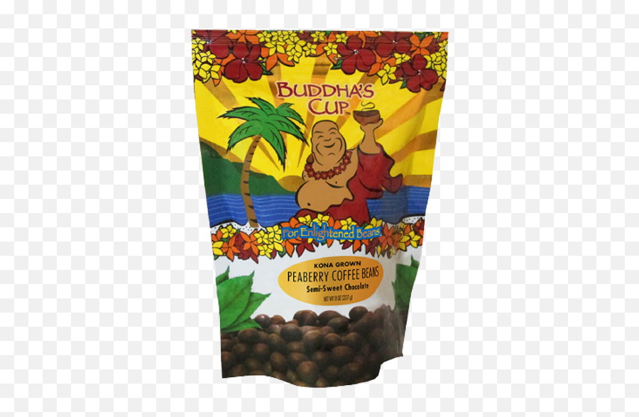 Chocolate Covered Kona Peaberry Coffee Beans - Natural Foods Png,Coffee Bean Transparent