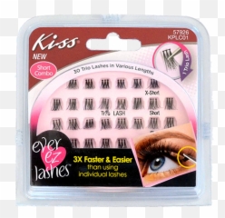 Kiss Individual False Lashes Alcone Company - Cluster Of 3 png