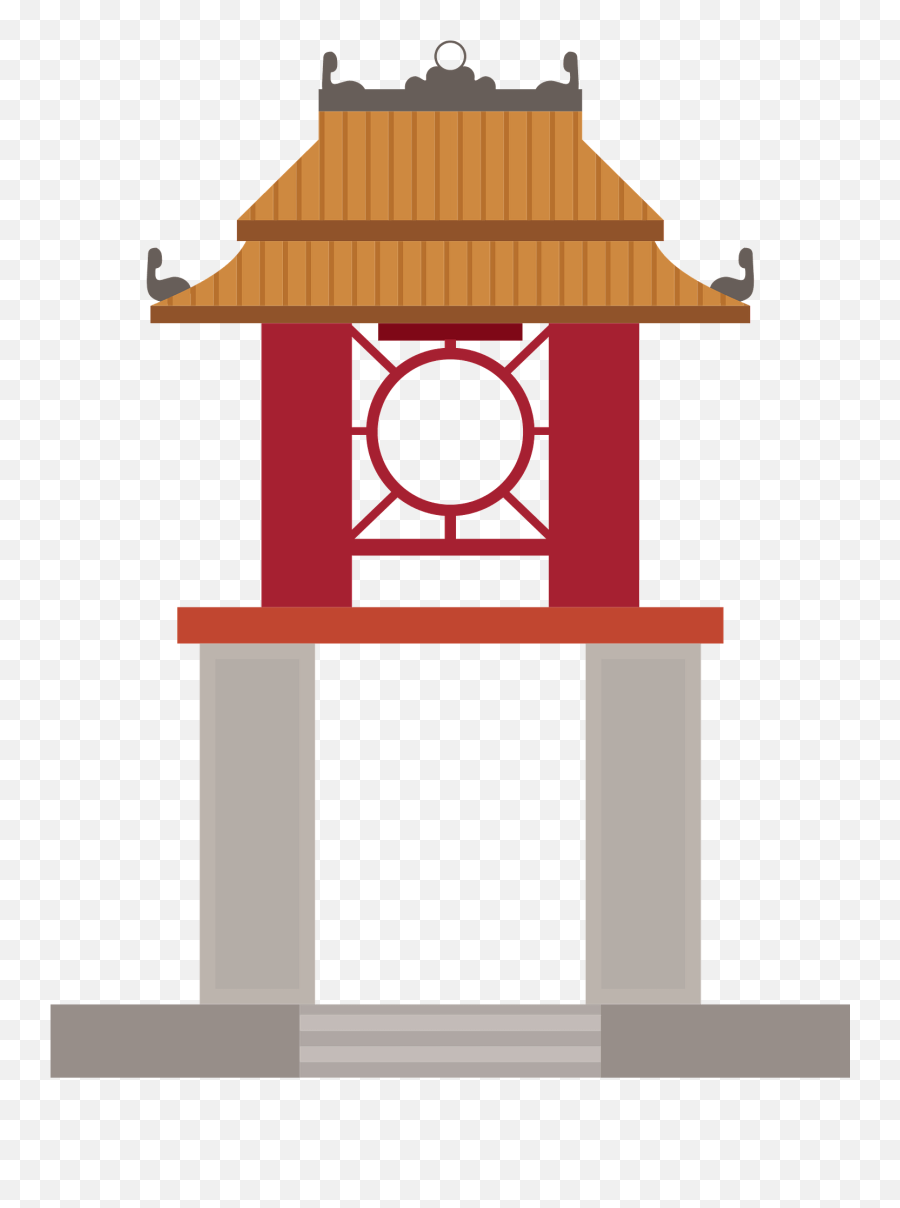 Temple Of Literature Gate In China Clipart Free Download - Temple Of Literature Vector Png,Literature Png