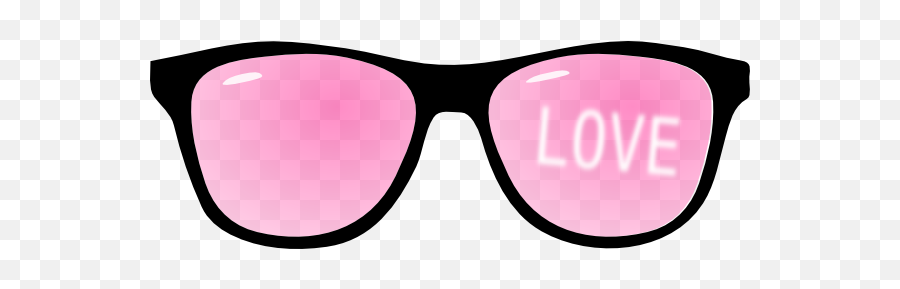 Black And Pink Love Shades Clip Art - Sunglass Icon Png Shade Png Clipart Pink And Black,Shades Png