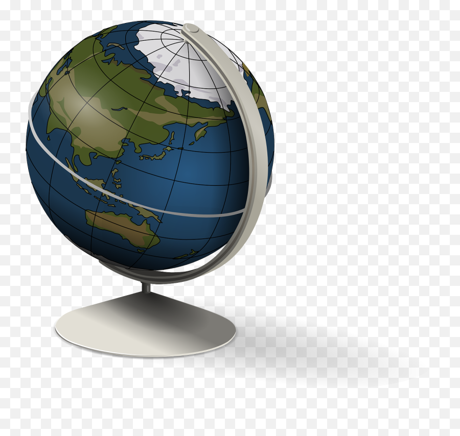 Globe - Animated Spinning Globe Powerpoint,Globe Clipart Png