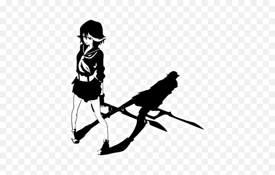 Kill La Wandtattoo Ryuko Matoi - Art Ryuko Kill La Kill Png,Ryuko Matoi Png