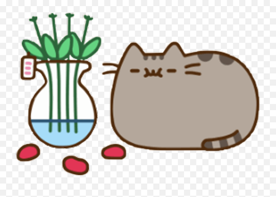 Report Abuse - Pusheen Eating Popcorn Clipart Full Size Pusheen Valentines Day Png,Pusheen Transparent