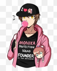 Just Monika Whatever - Sayori Protection Squad Png,Sayori Hanging Png