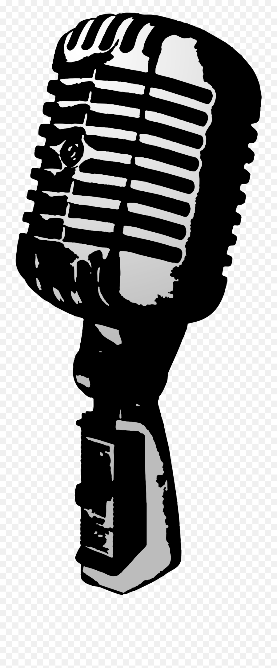 Old Time Microphone Png - Old Microphone Clipart,Microphone Clipart Png