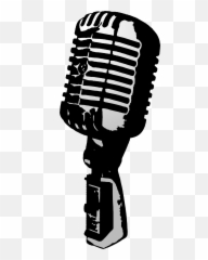 Old Time Microphone Png - Clipart