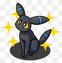 Download Hd Shiny Umbreon Profile Transparent Png Image - Luna Pokemon,Umbreon Png